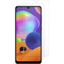 Caseonn Samsung Galaxy A31 Esnek Ultra Ince Nano Cam Ekran Koruyucu Şeffaf (2 Adet)