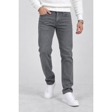 Fosool Erkek Regular Fit %97 Pamuklu Denim Jeans Kot Pantolon – Siyah, Gümüş, Mavi, Açık Mavi