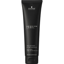 Schwarzkopf Session Label Bukleli ve Dalgalı Saçlar Için Belirginleştirici Vegan Saç Kremi 150ML