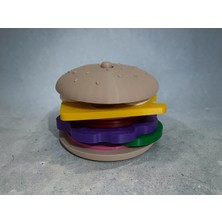 3D Tasarım Hamburger -Çocuk Oyuncak Mutfak Seti