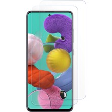 Caseonn Samsung Galaxy A51 Esnek Ultra Ince Nano Cam Ekran Koruyucu Şeffaf (2 Adet)