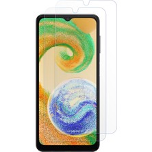 Caseonn Samsung Galaxy A04S Esnek Ultra Ince Nano Cam Ekran Koruyucu Şeffaf (2 Adet)