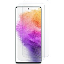Caseonn Samsung Galaxy A73 Esnek Ultra Ince Nano Cam Ekran Koruyucu Şeffaf (2 Adet)