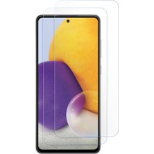 Caseonn Samsung Galaxy A72 Esnek Ultra Ince Nano Cam Ekran Koruyucu Şeffaf (2 Adet)