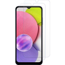 Caseonn Samsung Galaxy A03 Esnek Ultra Ince Nano Cam Ekran Koruyucu Şeffaf (2 Adet)