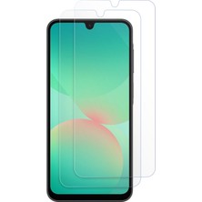 Caseonn Samsung Galaxy A26 Esnek Ultra Ince Nano Cam Ekran Koruyucu Şeffaf (2 Adet)