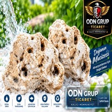ODN Doğal Gözenekli Akvaryum Kayası, Dekoratif Doğal Taş, Akvaryum, Teraryum ve Bahçe Dekoru Dolomit Bahçe Şelale Taşı