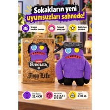 Toyfest Fuggler Fugg Life Sasquoosh Mor Siyah Bandanalı Peluş Oyuncak - 22.5 cm