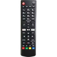 YFS Lg Ile Uyumlu 43UJ634V Netflix Tuşlu Smart LED Tv Kumanda