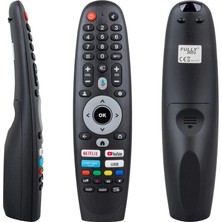 YFS Skytech Ile Uyumlu 43ST1303 Netflix-Youtube-Prime Video Tuşlu Ses Komutsuz LCD LED Tv Kumanda