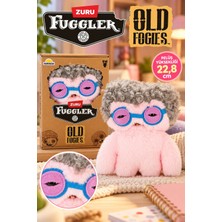 Toyfest Fuggler Old Fogies Squidge Pembe Gri Saçlı Gözlüklü Peluş Oyuncak - 22.5 cm
