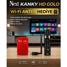 Next Kanky Gold Uydu Alıcı Mini Full Hd Iptv UYUMLU + Wifi Youtube Destekli ÇANAKLI ÇANAKSIZ UYDU DEMİR İLETİŞİM SEFAKÖY
