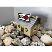 Makerlabtech Sushi Dükkanı Akvaryum Dekorasyonu