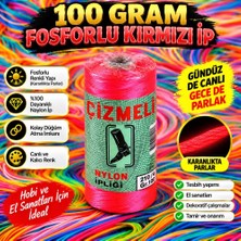 Çizmeli MARKA-100 Gram-6 Kat-Fosforlu Kırmızı Renk