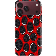 Adasena iPhone 18 Pro ile Uyumlu Kılıf Desenli Baskılı Tpu Rubber Kapak Kremalı