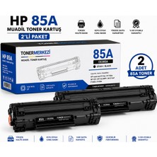 Toner Merkezi Hp Uyumlu Laserjet Pro M1212NF Mfp Muadil Toner / CE285A 2'li Paket