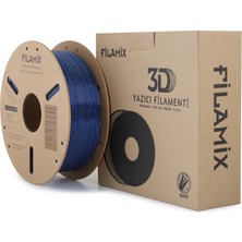 Filamix Petg Sparkling Filament - Simli Mavi