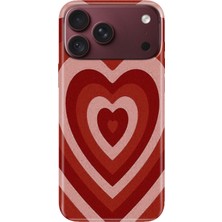 Adasena iPhone 18 Pro ile Uyumlu Kılıf Desenli Baskılı Tpu Rubber Kapak Mat Kalp