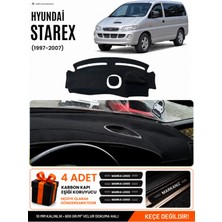 E-BİZ Hyundai Starex (1997-2007) Uyumlu Torpido Koruma, Torpido Örtüsü, Torpido Kılıfı - Siyah - HU032