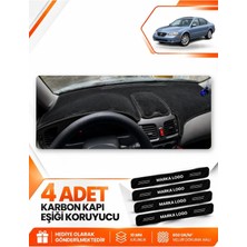 E-BİZ Nissan Maxima A33 (1999-2003) Uyumlu Torpido Koruma Koruyucu Kılıfı Halısı Örtü - Siyah - NI006