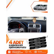 E-BİZ Toyota Avensis T270 (2009-2015) Uyumlu Ön Torpido Koruma Kılıfı Halısı Örtüsü - Siyah-Mavi - TO004
