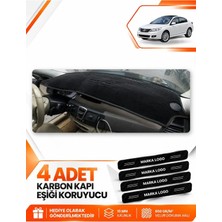 E-BİZ Renault Latıtude (2010-2015) Uyumlu Torpido Koruma Koruyucu Kılıfı Halısı Örtü Göğüs - Siyah - RE034