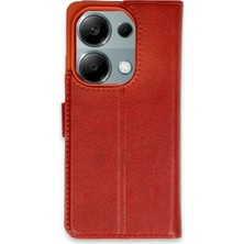Efnaz Style Xiaomi Redmi Note 13 Pro 4g Kılıf Trend S Plus Kapaklı Kılıf - Kırmızı