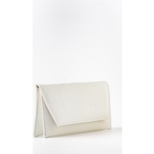 Tecer Bag Kadın Parlak Mini Zarf Çapraz Askılı Clutch Çanta
