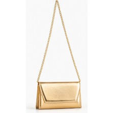 Tecer Bag Kadın Parlak Mini Zarf Çapraz Askılı Clutch Çanta