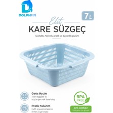 Dolphfin Elit Kare Süzgeç 7 L Bpa Free Mavi