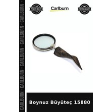 Carlburn Özel Üretim Dekoratif Koleksiyon Aksesuar Hediye Boynuz Büyüteç 15880