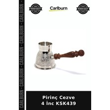 Carlburn Özel Üretim Mutfak Geleneksel Sunum Pirinç Cezve 4'' Inc KSK439