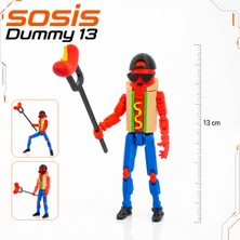 M&D Design Sosis Dummy 13 Hareketli Aksiyon Figürü - Oynar Eklemli 3D Baskı Koleksiyon Oyuncağı