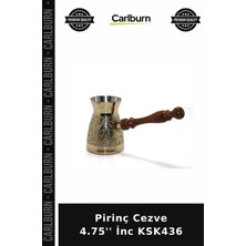Carlburn Özel Üretim Mutfak Geleneksel Sunum Kahve Ekipmanı Pirinç Cezve 4.75'' Inc KSK436