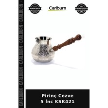 Carlburn Özel Üretim Mutfak Geleneksel Sunum Kahve Ekipmanı Pirinç Cezve 5'' Inc KSK421