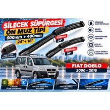 Silecek Süpürgesi Ön Muz Tipi   600MM+400MM 24"+16" Fıat Doblo 00-16