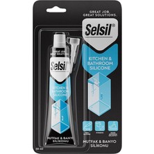 Selsil Mutfak Banyo Tüp Silikon 50 ml 5 Adet