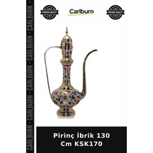 Carlburn Özel Üretim Dekoratif Geleneksel Salon Aksesuar Pirinç Ibrik 130 cm KSK170