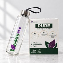 Pure - Buğday Çim Suyu Tozu (1 G x 30 Adet) +Cam SHAKER(500 Ml)