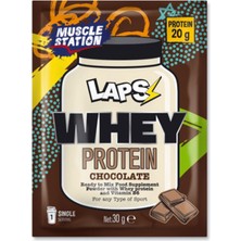 Muscle Station Laps Çikolata Aromalı Protein Spor Gıdası 30G 3 Adet