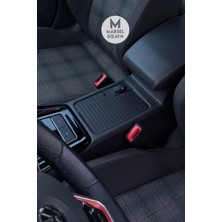 Marsel Dizayn Vw Golf Mk8 Bardak Tutucu Konsol Kapağı - Siyah