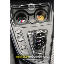 Marsel Dizayn Bmw F30 F31 F32 F33 F34 F36 F80 F82 F83 - 250ML Bardak Tutucu - Siyah - 2 Adet