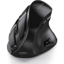Tr Bluetooth + 2.4g Kablosuz Dikey Ergonomik Mouse Şarj Edilebilir, Sessiz Tıklama, Çoklu Bağlan