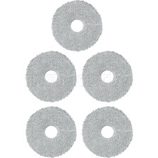 Marketto Mova Uyumlu E30 / E40 / E50 Ultra Robot Süpürge Mop Bezi, 5 Adet