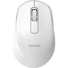 Tr SPK7448 Bluetooth 5.2 ve 2.4ghz 1600DPI Sessiz Optik Kablosuz Mouse (Beyaz)