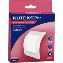 Kuteks Por Yapışkanlı Yara Pedi 8CMX10CM. 5li