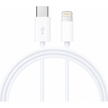Tr Type-C To Lightning Şarj Kablosu 3 Metre Hızlı Şarj ve USB Veri Aktarım Kablosu, High Speed