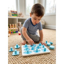 Oyun Dünyası Montessori Okul Öncesi Oyuncak[ mavi]