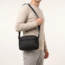 Emre Çanta Dikim Evi Unisex 4 Bölmeli Su Itici 600D Impertex Kumaş Çapraz Askılı Postacı ve Omuz Çantası (24X15X5 Cm)