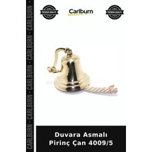 Carlburn Özel Üretim Dekoratif Duvar Süsü Aksesuar Duvara Asmalı Pirinç Çan 4009/5